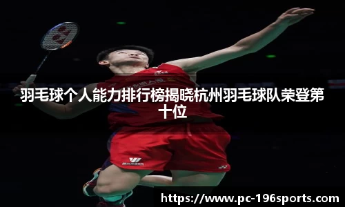 羽毛球个人能力排行榜揭晓杭州羽毛球队荣登第十位